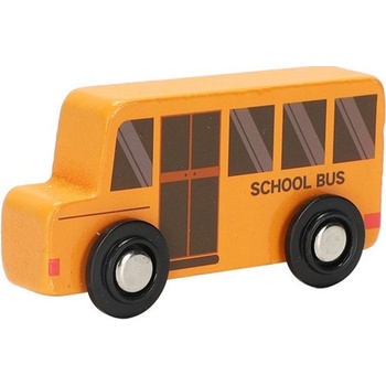 Image 1 of Smart Baby Дървена играчка Smart Baby - Училищен автобус (ACT300-3)