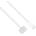 DeTech Кабел DeTech, USB Type-C към Mag Safe 3, 2.0m, Бял - 18381