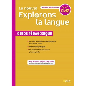 Le nouvel Explorons la langue CM2 - Guide pédagogique 2020 | Samy, Jeangrand (2020)
