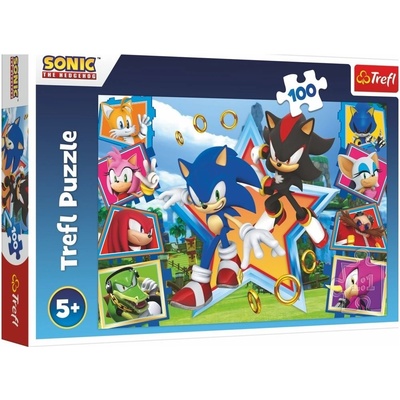 Trefl Sonic the Hedgehog: Seznamte se se Sonicem 100 dílků
