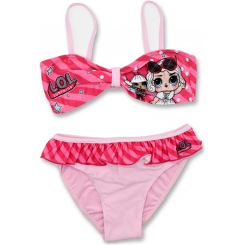 Setino · Dievčenské dvojdielne plavky / bikiny L.O.L. Surprise - svetlo růžové