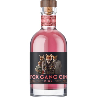 Fox Gang Pink Gin 37,5% 0,7 l (čistá fľaša)