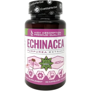 Cvetita Herbal Echinacea, 400 mg, 30 капсули, Cvetita Herbal