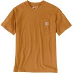 Carhartt Мъжка тениска Carhartt Workw Pocket S/S T-shirt - Carhartt Brown - размер XL (016-7689-1915)