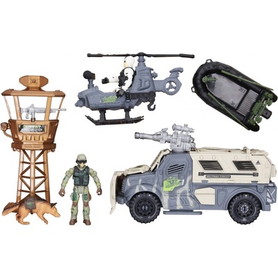 WIKY Vojenský set s figurkami a efekty 25 cm – Zboží Dáma