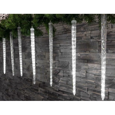 MagicHome Řetěz Vánoce Icicle 240 LED studená bílá 8 rampouchů vodopádový efekt 230 V
