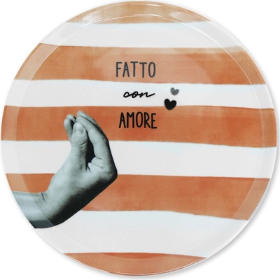 ZiiPa Talíř na pizzu 32,5cm Atina Terracotta ZiiPa