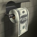 Žartovné predmety Toaletný papier 100 dolárov