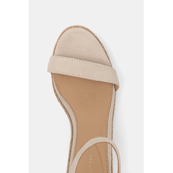 Tommy Hilfiger Велурени сандали Tommy Hilfiger SUEDE ANKLE MID WEDGE ESPADRILLE (FW0FW08479)