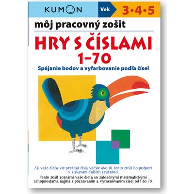 Hry s číslami 1 - 70 môj pracovný zošit