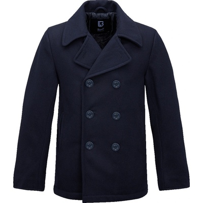 Brandit kabát Pea coat Modrý