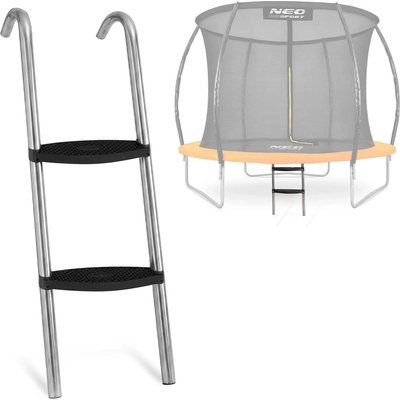 Neo-Sport Žebřík k trampolíně C 183-252 cm 6-8 ft 2stupňový