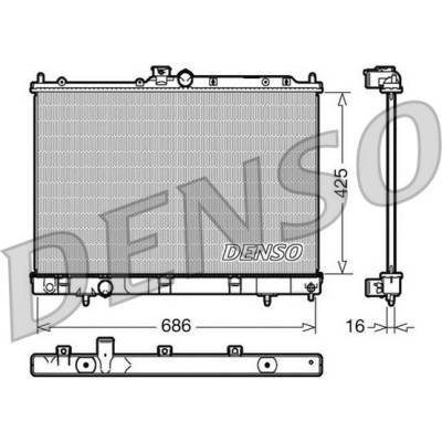 Chladič, chlazení motoru DENSO DRM45031