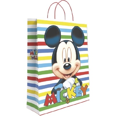 S. Cool Подаръчна торбичка S. Cool - Mickey Mouse, цветни линии, L (2007054)