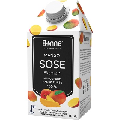 Bonne Ovocné pyré 100% Mango 0,5 l