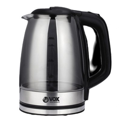 Кана електрическа vox wk 8008, 2000w, 1.7l, стъкло (1009227)