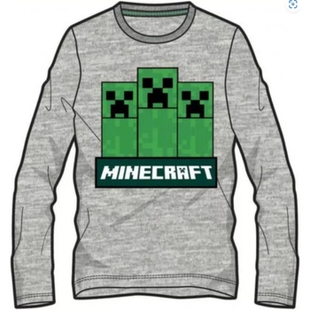 Minecraft tričko Grey