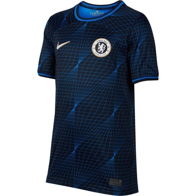 Nike Юношеска футболна фланелка Nike Chelsea Away Shirt 2023 2024 Juniors - Soar/Gold/White