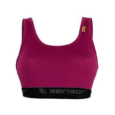 SENSOR MERINO ACTIVE dámská podprsenka lilla velikost XL