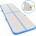 vidaXL Надуваем дюшек за гимнастика с помпа, 800x100x10 см, PVC, син (91928)