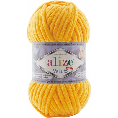 Alize příze Velluto 216 slunečnicová