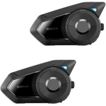 Sena 30K Bluetooth Headset for Motorcycles/Mesh Communication System with HD Speakers, Twin Pack - 30K-03D (30K-03D)