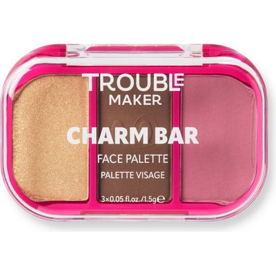 Trouble Maker Paleta na tvár Charm Bar Face Palette Sweet Escape 4,5 g