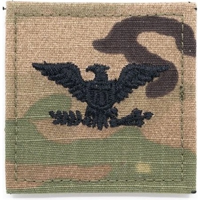 MILITARY RANGE nášivka hodnosti COLONEL O-6 velcro OCP