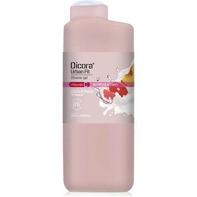 Dicora Urban Fit Vitamin C Citrics & Peach sprchový gel 400 ml