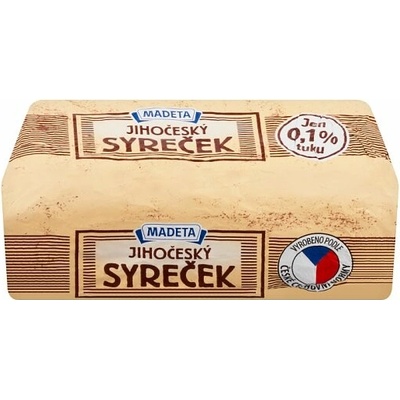 Madeta Jihočeský syreček polomäkký zrejúci nízkotučný syr slaný 90 g