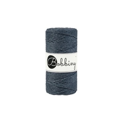 Bobbiny Macrame Regular 3 mm - Charcoal