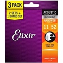 Struny Elixir 16538 3-PACK