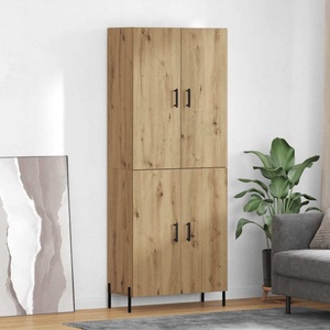 vidaXL Висок шкаф Дъб 69, 5 x 34 x 180 см Инженерна дървесина (3415904)