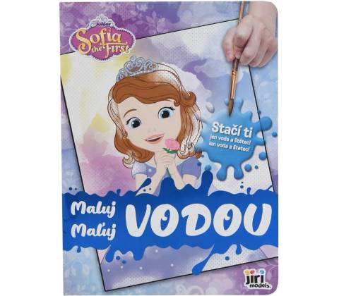 Maľuj vodou Sofia Prvá Disney
