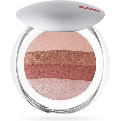 PUPA Milano Rozjasňujúce lícenka Luminys Baked All Over Illuminating Blush-Powder 01 Stripes Rose 9 g