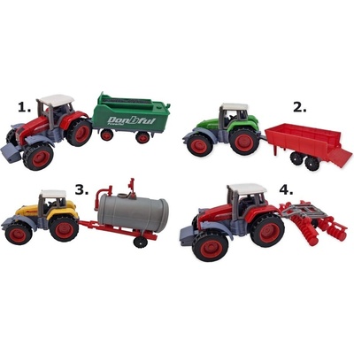 Wiky Traktor kovový s návesom 14cm
