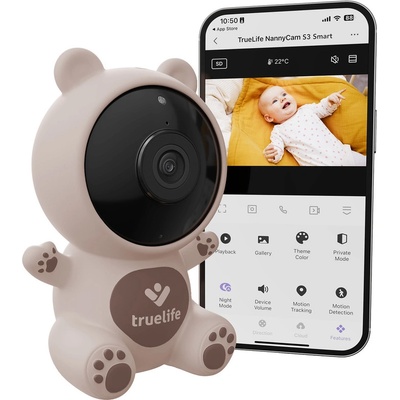 TrueLife NannyCam S3 Smart TLVMMNCS3SNWA – Zboží Mobilmania