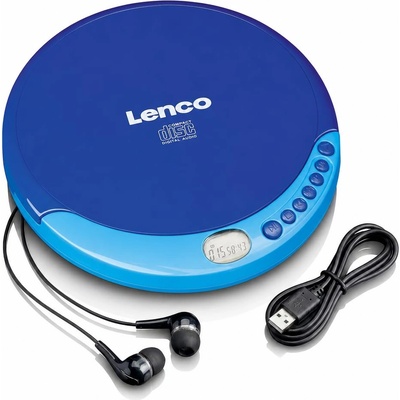 Lenco CD-011BU - CD player - Also for children - Discman - Portable