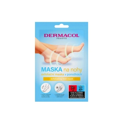 Dermacol - pleťová a tělová kosmetika Ексфолираща маска за крака Dermacol