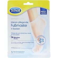 Scholl Expert Care PediMask Macadamia Oil vyživující maska na nohy s makadamovým olejem 1 pár