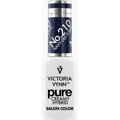 VICTORIA VYNN Hybridní gel lak PURE CREAMY HYBRID 210 Navy Old Town 8 ml