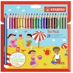 STABILO Цветни моливи Trio 24 цвята