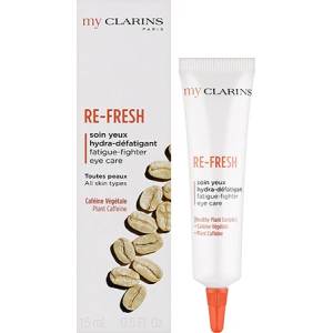 Clarins My Clarins Re-Fresh Eye De-Puffer гел за околоочната зона против отоци и тъмни кръгове унисекс 15 мл