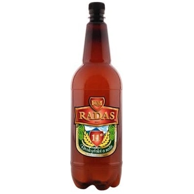 Radas světlý ležák 11° 1,5 l (pet)