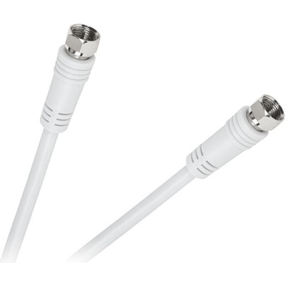 CABLETECH kábel zástrčka F - zástrčka F 3m biely KPO2288-3