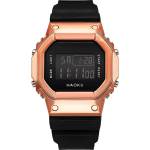 Haoku Цифров часовник sq-21623 - Черна / Злато Розова kp21623 Часовници