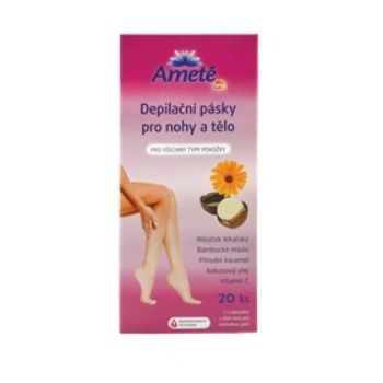 Ameté Ленти за обезкосмяване на тялото Ameté 20 бр