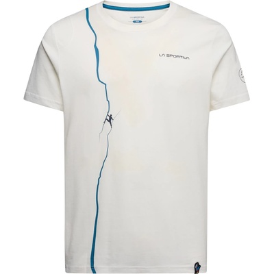 La Sportiva Мъжка тениска La Sportiva Route T-shirt - Chalk / Lake - размер XL (216-3674-0614)