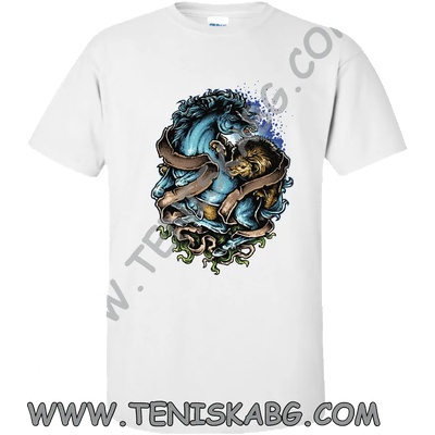 Fruit of the Loom Тениска - Lion horse