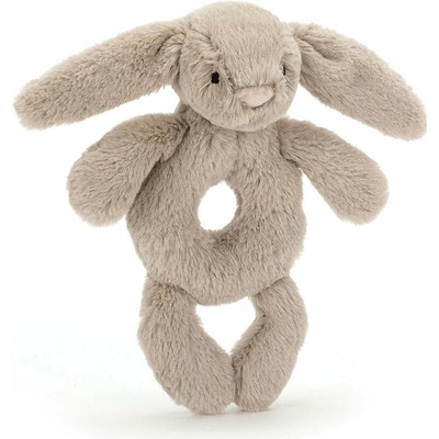 Jellycat plyšové hrkálka Baby Hrkálka Bashful Beige Bunny